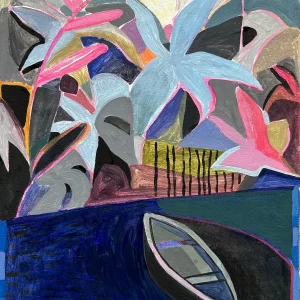 On the lake shore